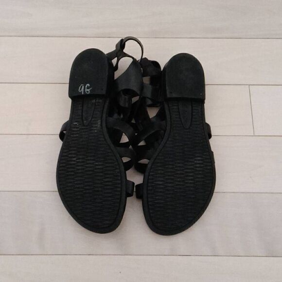 Clarks Artisan Women's Parham Leather Gladiator Sandals Black Size 6.5 D - Picture 5 of 5